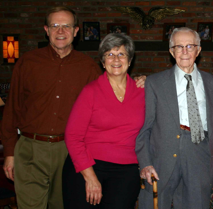 Bruce T.Henderson, MD,his wife, Jan, and John (Jack) Mayes
